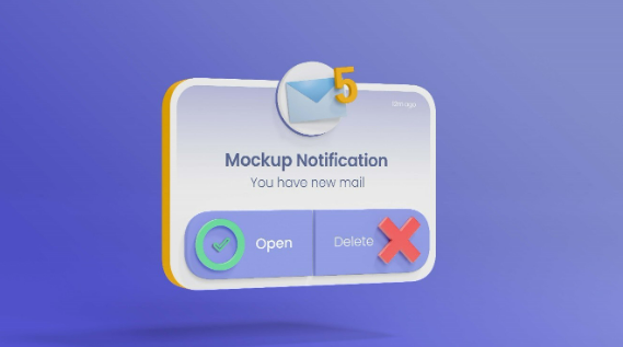 Interactive 3D UI design example