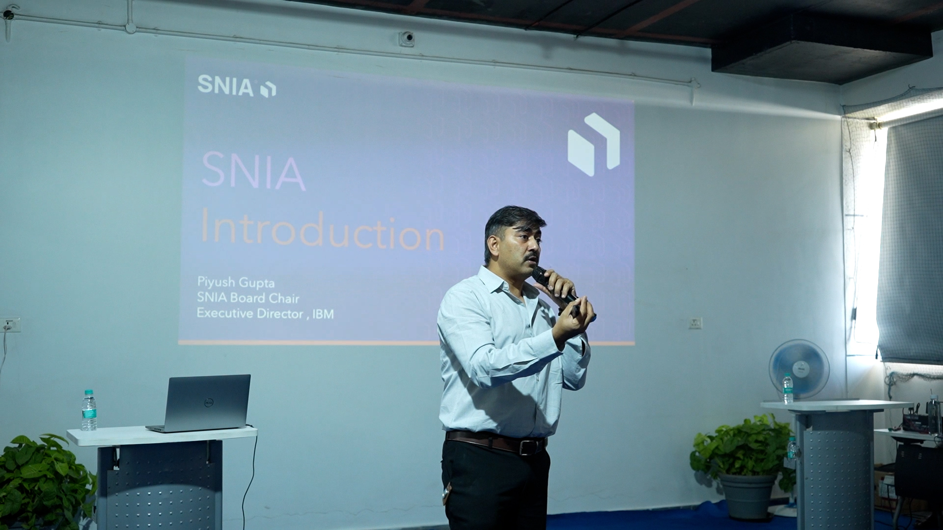 Piyush Gupta at SNIA India meetup 2026