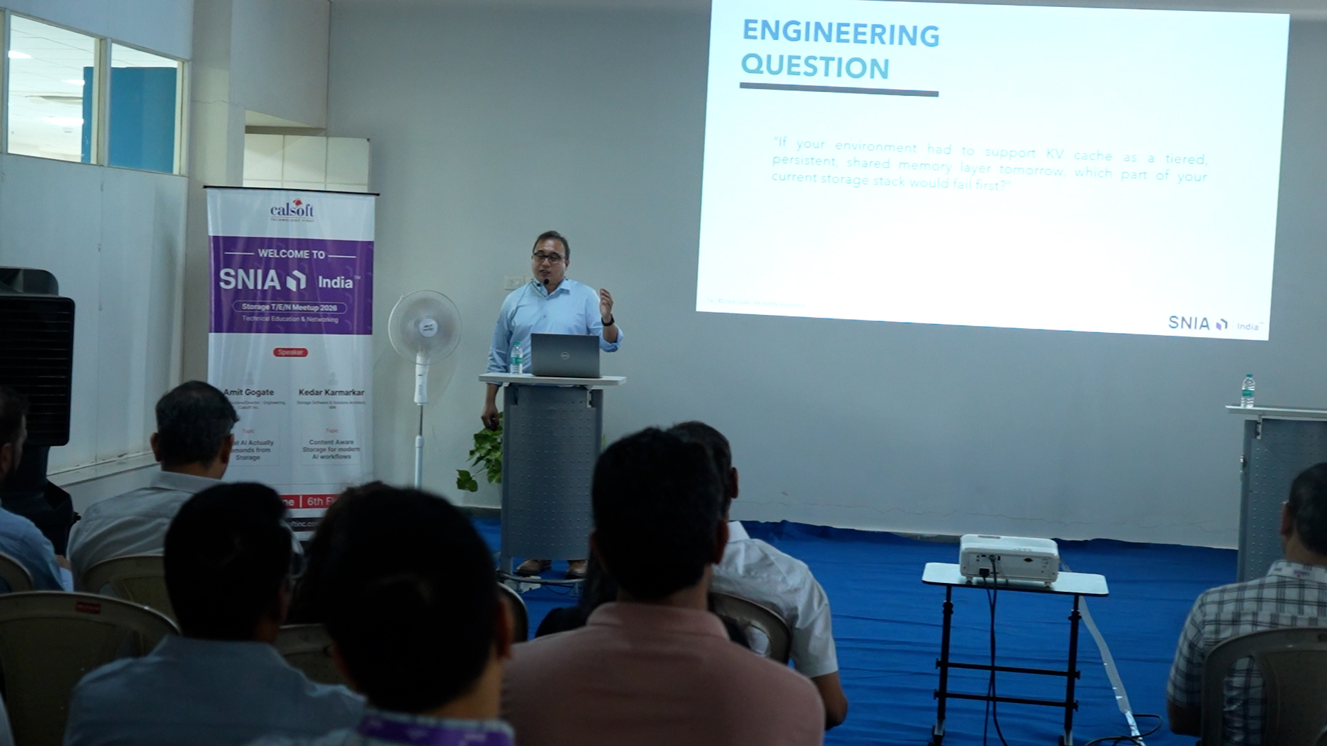 Amit Gogate at SNIA India meetup 2026