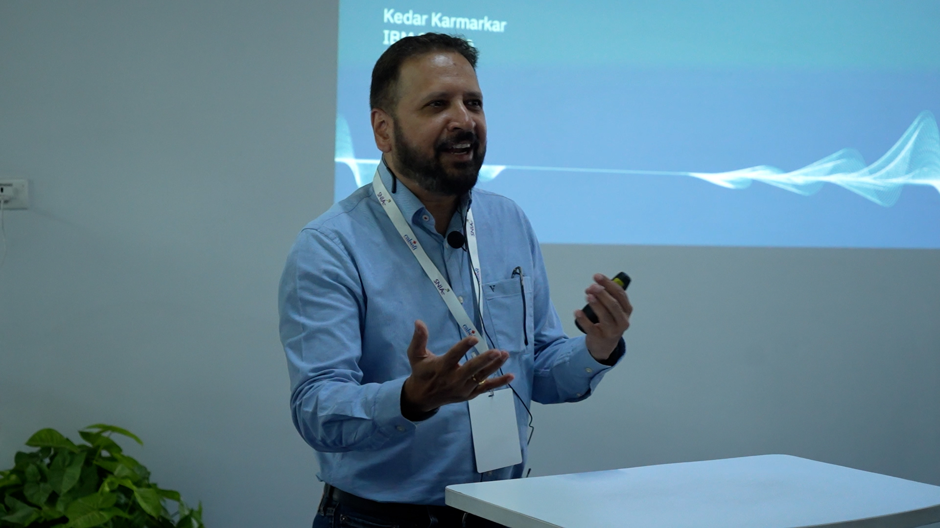 Kedar Karmarkar at SNIA India meetup 2026