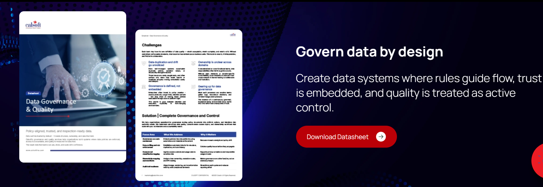 Govern data by design